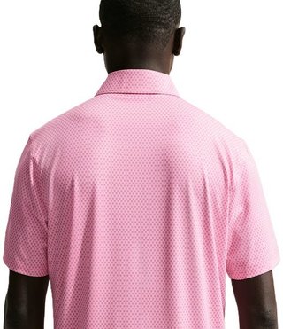 Nike Velocity polo de hombre, pink foam/peony/black