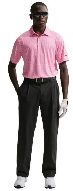 Nike Velocity polo de hombre, pink foam/peony/black