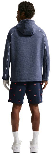 Nike Par pantalones cortos de hombre, navy/hot lava/black