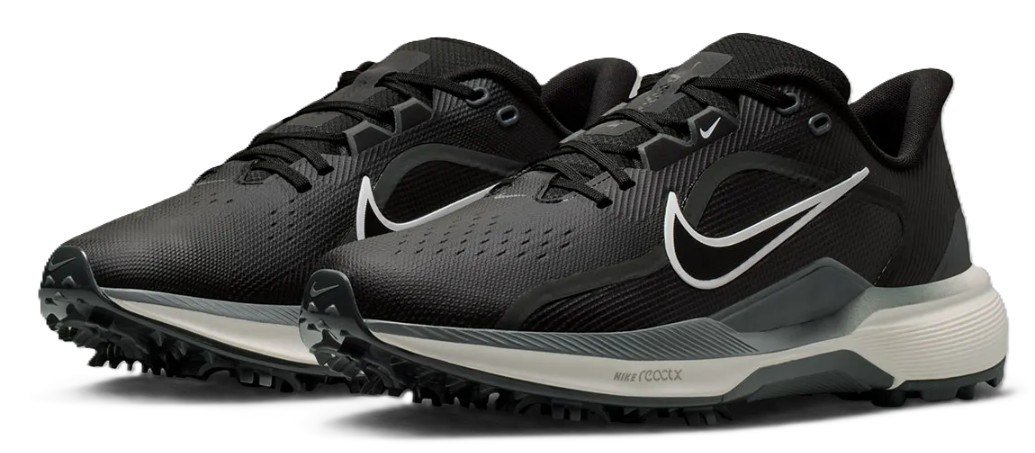 Nike Pegasus 1 golfové boty de hombre, negro/sail/blanco