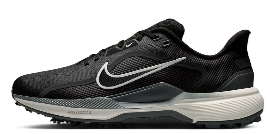 Nike Pegasus 1 golfové boty de hombre, negro/sail/blanco