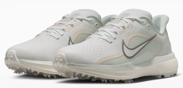 Nike Pegasus 1 zapatillas de golf unisex, blanco/sail