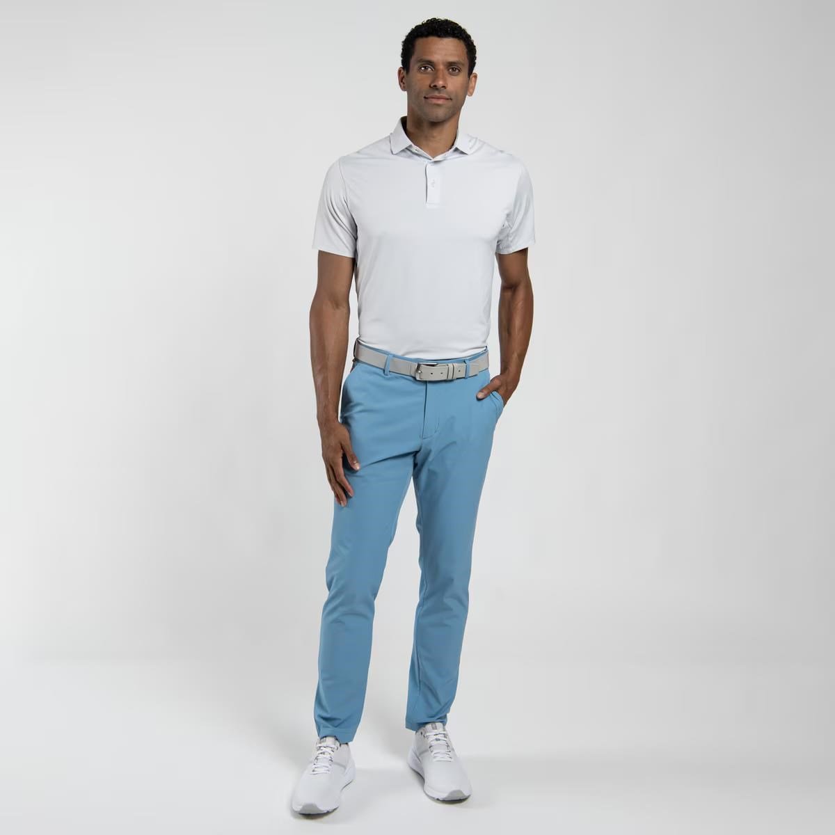KJUS Amata Stripe cinturón unisex, alloy