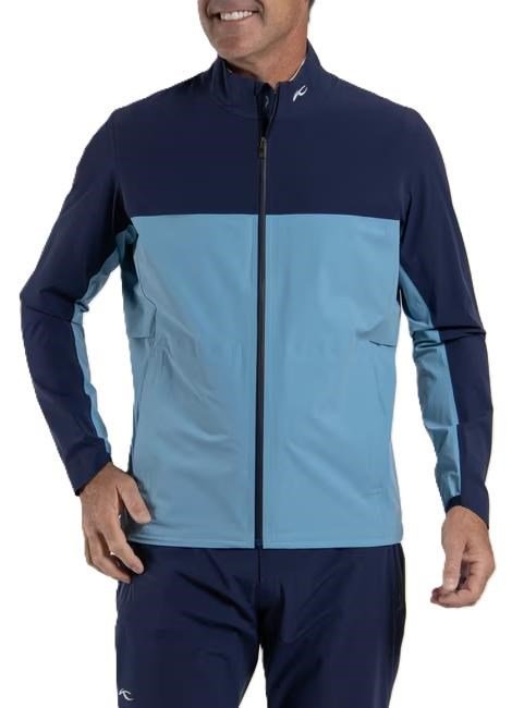 KJUS Rain Rescue 2.0 chaqueta de lluvia para hombre, atlanta blue/atlas blue