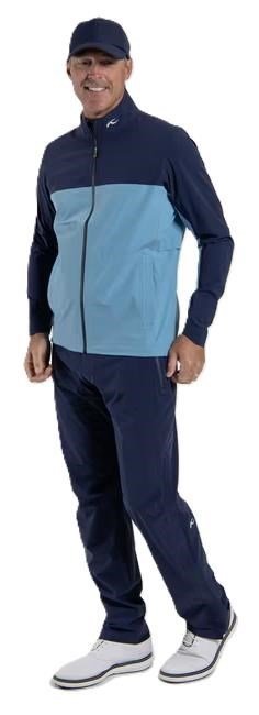 KJUS Rain Rescue 2.0 chaqueta de lluvia para hombre, atlanta blue/atlas blue