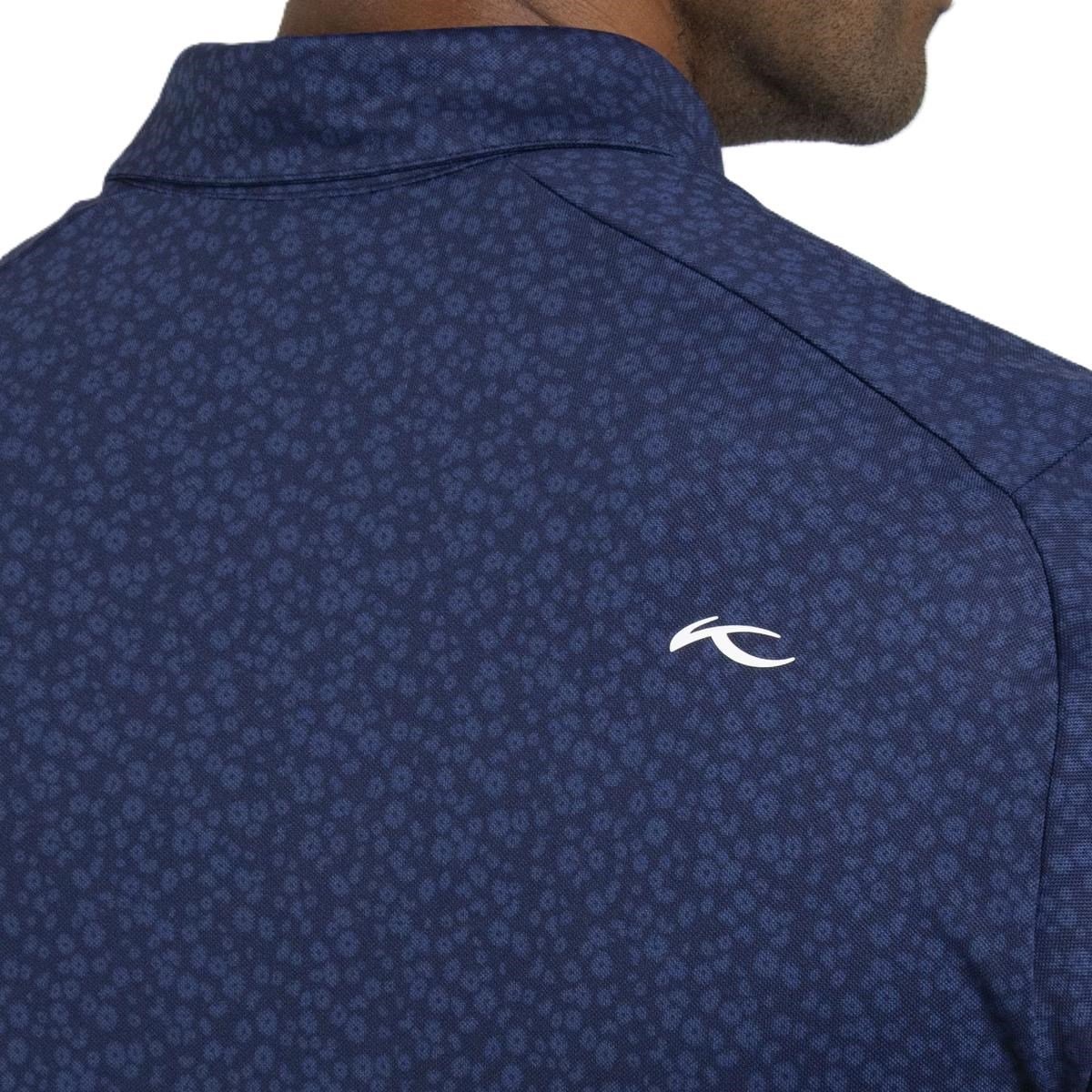 KJUS Lance Printed polo de hombre, atlanta blue
