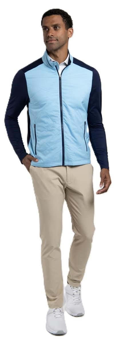 KJUS Retention chaqueta de hombre, atlanta blue/poolside