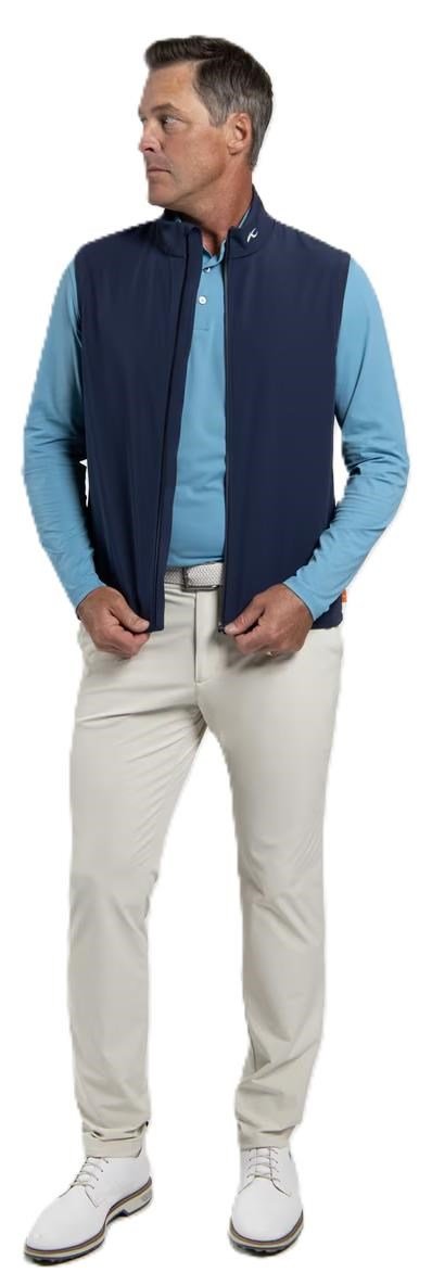 KJUS Downswing Wind Gilet chaleco de hombre, atlanta blue