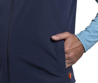 KJUS Downswing Wind Gilet chaleco de hombre, atlanta blue