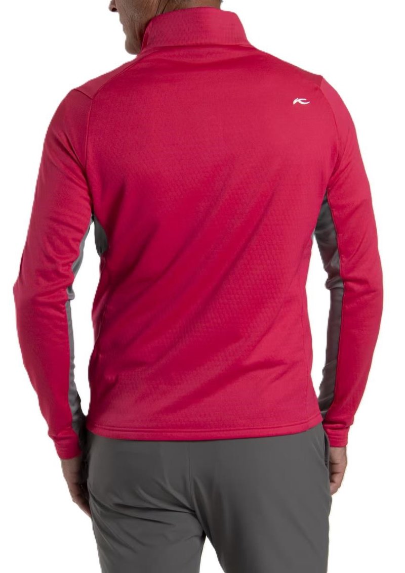 KJUS Hydraulic Midlayer Half-Zip sudadera de hombre, rhubarb/pewter