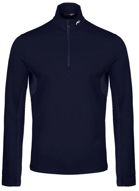 KJUS Hydraulic Midlayer Half-Zip sudadera de hombre, atlanta blue