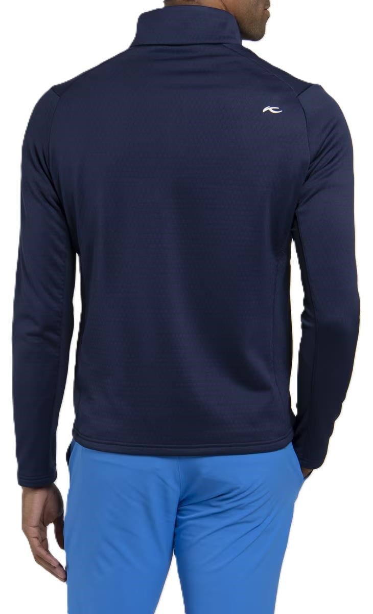 KJUS Hydraulic Midlayer Half-Zip sudadera de hombre, atlanta blue