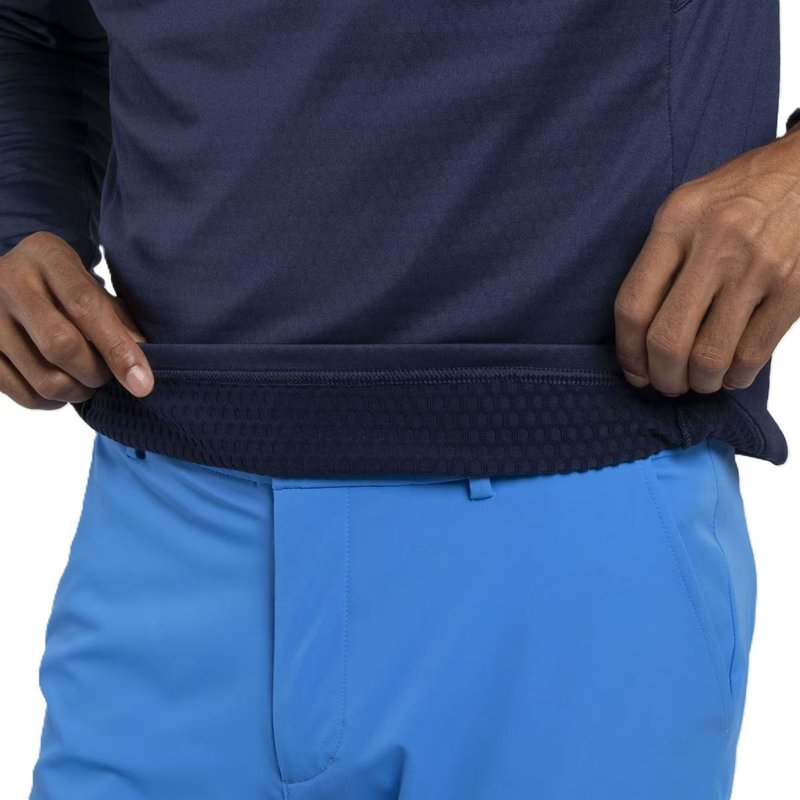 KJUS Hydraulic Midlayer Half-Zip sudadera de hombre, atlanta blue