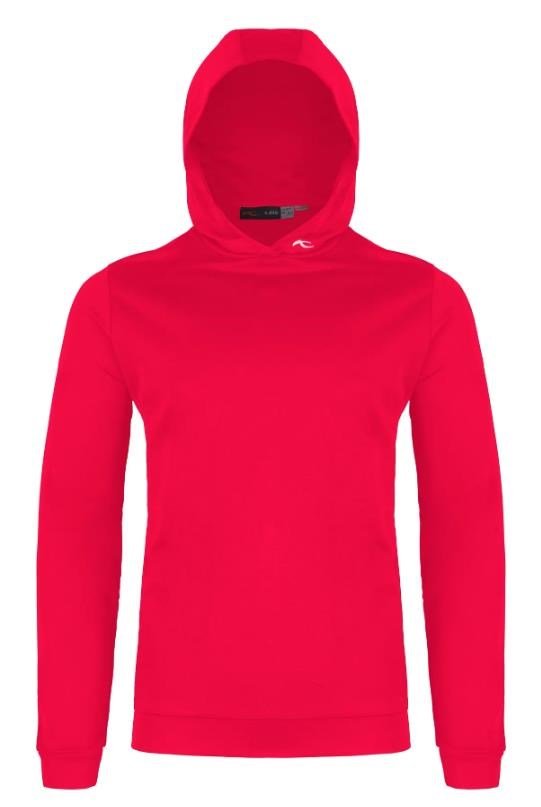 KJUS Kallen Hooded Midlayer sudadera con capucha para hombre, rhubarb