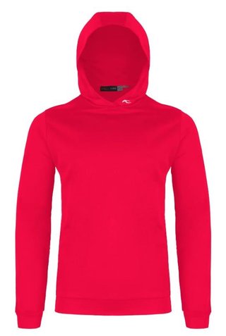 KJUS Kallen Hooded Midlayer sudadera con capucha para hombre, rhubarb
