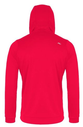 KJUS Kallen Hooded Midlayer sudadera con capucha para hombre, rhubarb