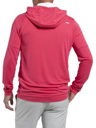 KJUS Kallen Hooded Midlayer sudadera con capucha para hombre, rhubarb
