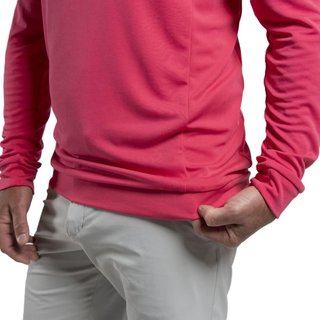 KJUS Kallen Hooded Midlayer sudadera con capucha para hombre, rhubarb
