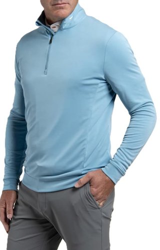 KJUS Kallen Half-Zip sudadera de hombre, atlas blue