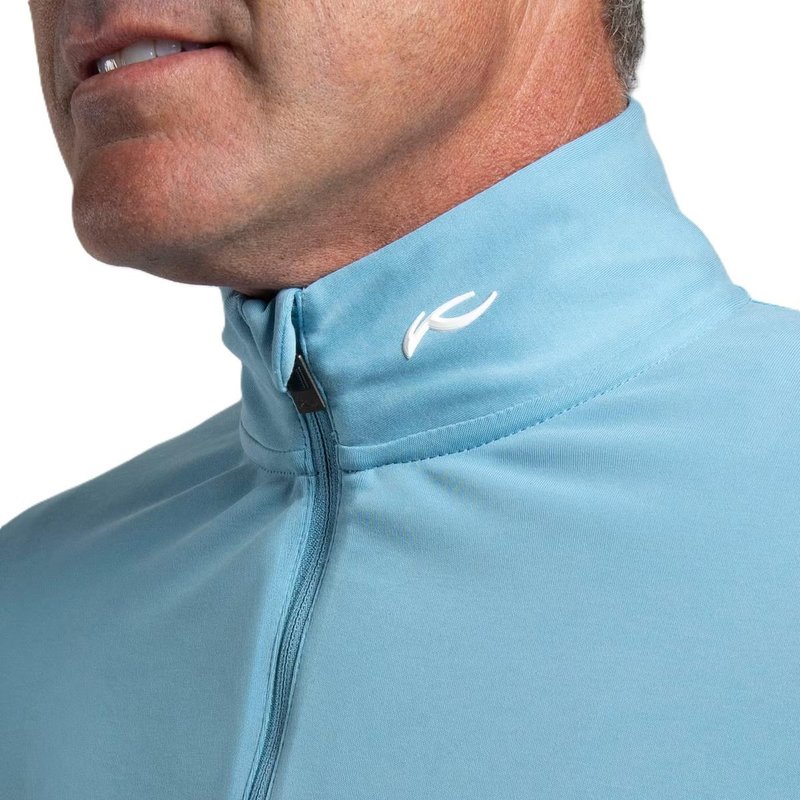 KJUS Kallen Half-Zip sudadera de hombre, atlas blue