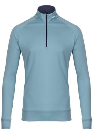 KJUS Keano Half-Zip sudadera de hombre, riverbank/atlanta blue