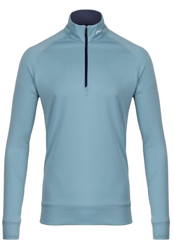 KJUS Keano Half-Zip sudadera de hombre, riverbank/atlanta blue