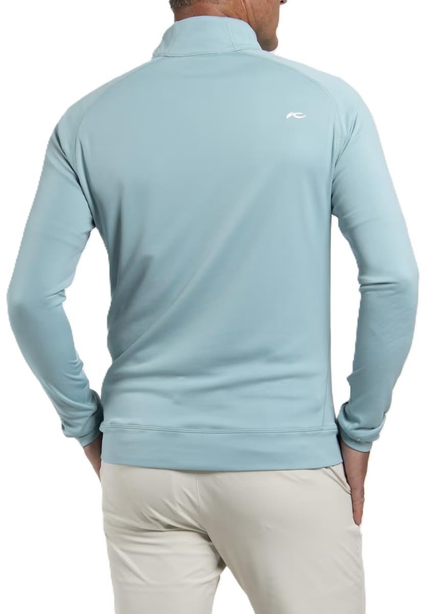 KJUS Keano Half-Zip sudadera de hombre, riverbank/atlanta blue