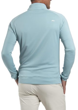 KJUS Keano Half-Zip sudadera de hombre, riverbank/atlanta blue