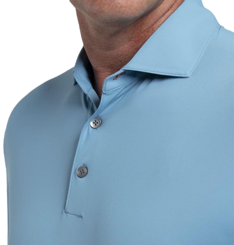 KJUS Cool Point Longsleeve polo de hombre, atlas blue