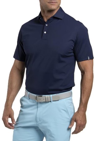 KJUS Cool Point polo de hombre, azul atlanta