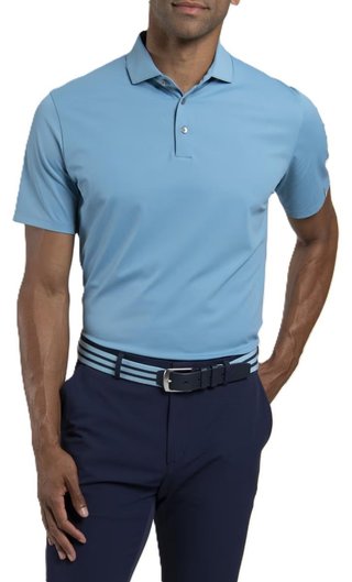 KJUS Cool Point polo de hombre, azul atlas