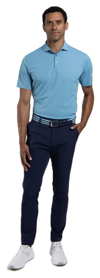 KJUS Cool Point polo de hombre, azul atlas