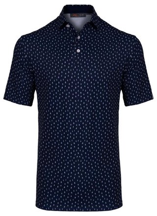 KJUS Golfer polo de hombre, atlanta blue/white