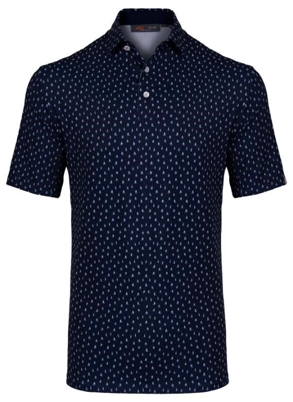 KJUS Golfer polo de hombre, atlanta blue/white