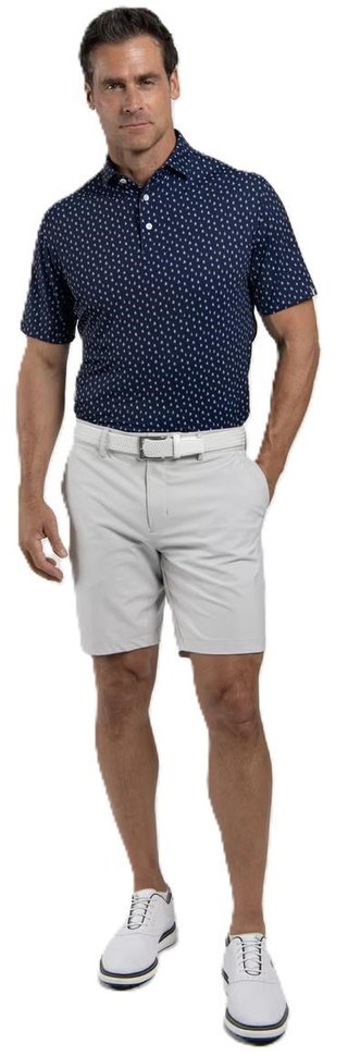 KJUS Golfer polo de hombre, atlanta blue/white
