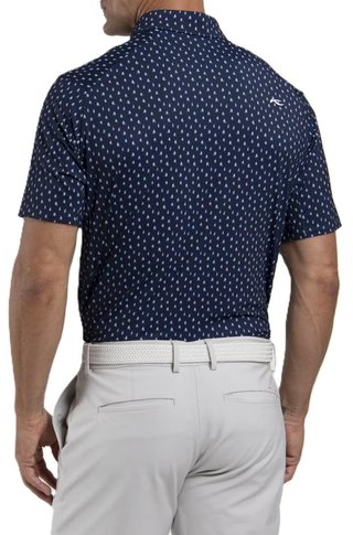 KJUS Golfer polo de hombre, atlanta blue/white