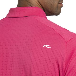 KJUS Savin Structure polo de hombre, rhubarb