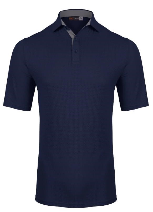 KJUS Savin Structure polo de hombre, atlanta blue