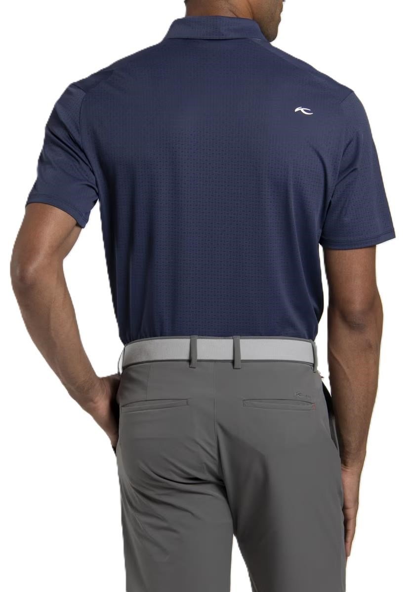KJUS Savin Structure polo de hombre, atlanta blue