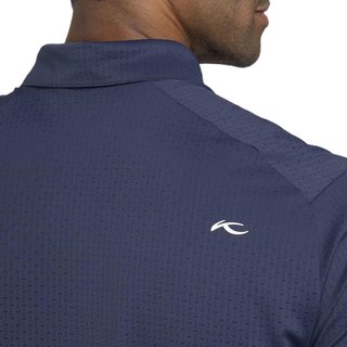 KJUS Savin Structure polo de hombre, atlanta blue