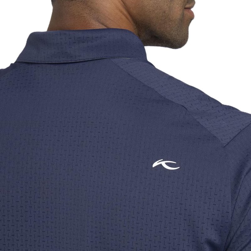 KJUS Savin Structure polo de hombre, atlanta blue