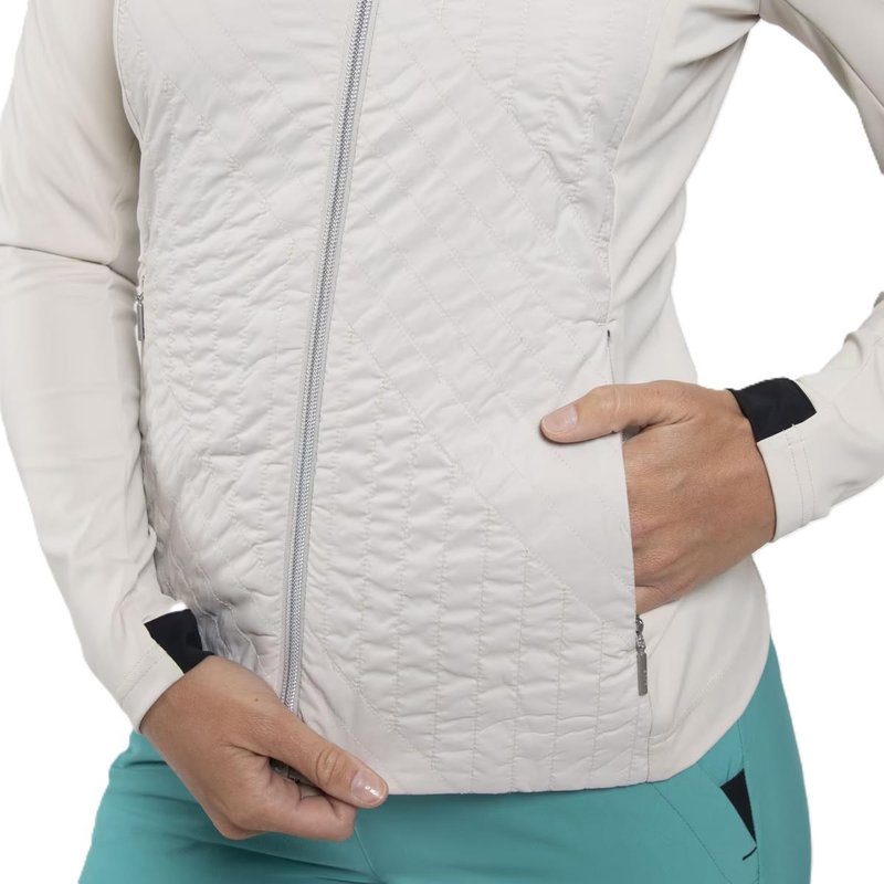 KJUS Retention chaqueta de mujer, oyster/black