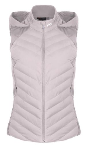 KJUS Sundance Hooded chaleco de mujer, oyster