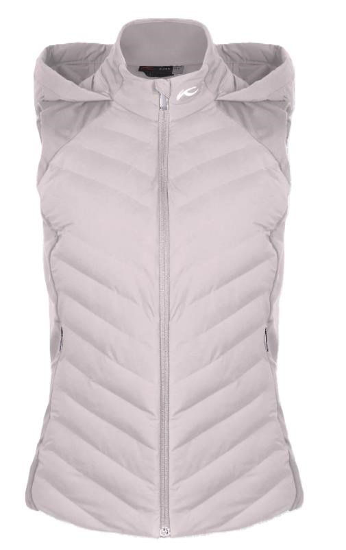 KJUS Sundance Hooded chaleco de mujer, oyster