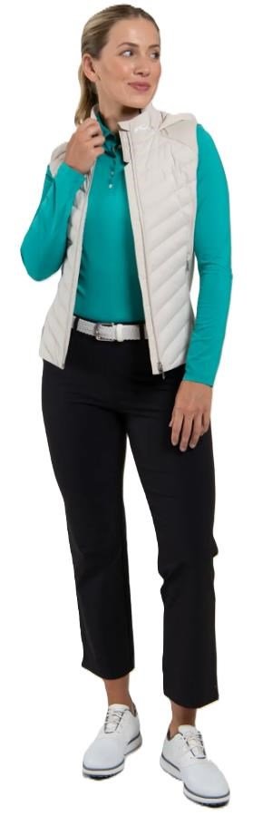 KJUS Sundance Hooded chaleco de mujer, oyster