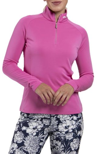 KJUS Kallena Half-Zip sudadera de mujer, peony