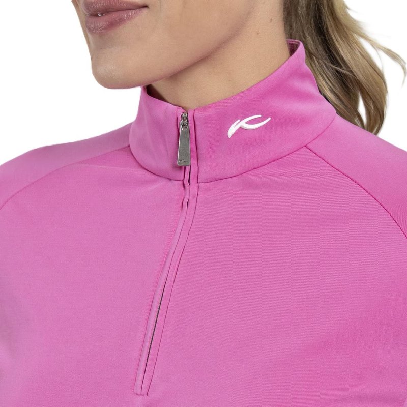 KJUS Kallena Half-Zip sudadera de mujer, peony