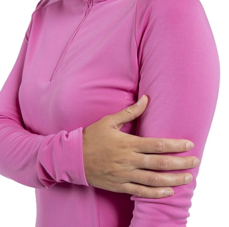 KJUS Kallena Half-Zip sudadera de mujer, peony