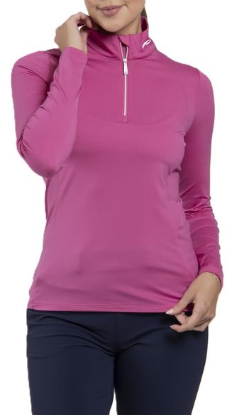 KJUS Collagen Midlayer Half-Zip sudadera de mujer, peony