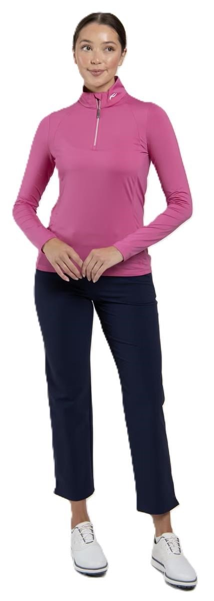 KJUS Collagen Midlayer Half-Zip sudadera de mujer, peony